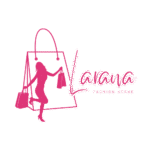 Pink Simple Illustration Fashion Store Logo