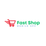 Red minimalist fast shop logo